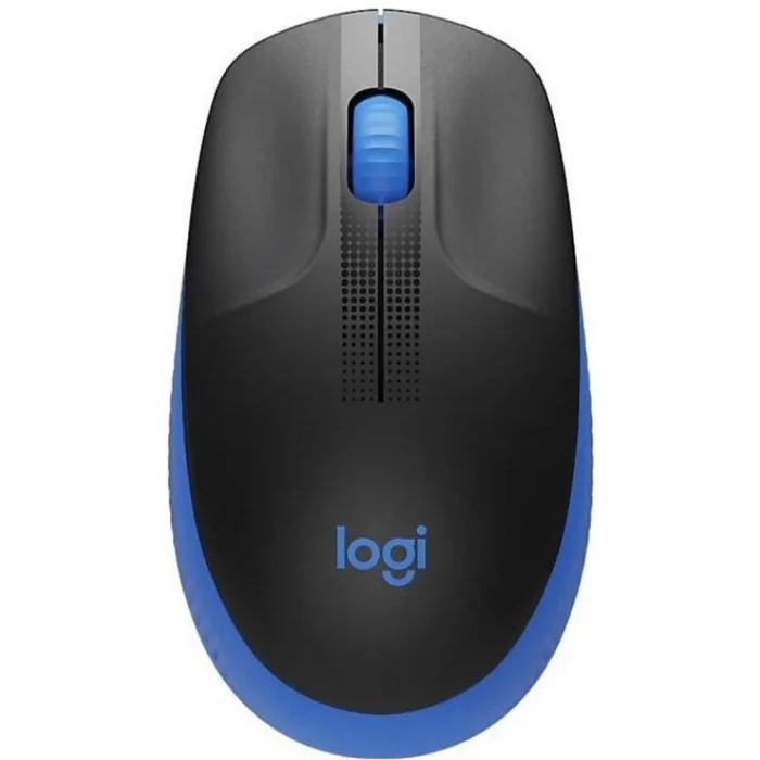 Logitech 910-005909 M191 Mavi Büyük Boy Kablosuz Mouse Optik 1000 Dpı Buton