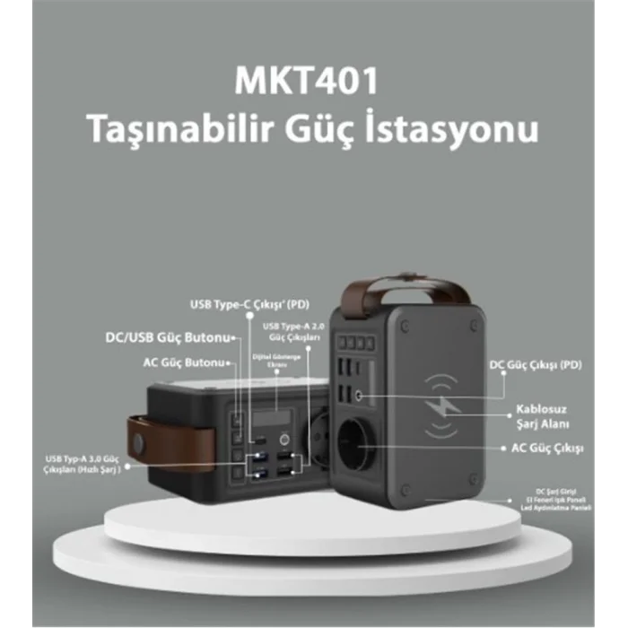 Makim MKT401 TAŞINABİLİR GÜÇ İSTASYONU