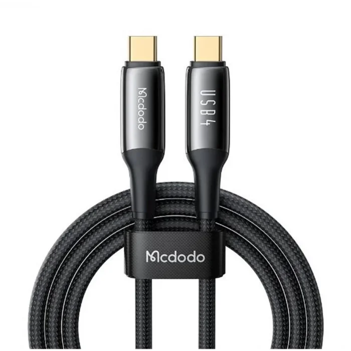 MCDODO CA-2990 240 W USB 4.0 TYPE C TO TYPE C ŞARJ KABLOSU -SİYAH