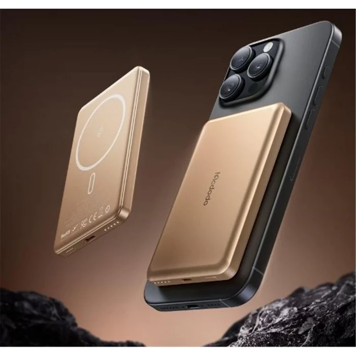 MCDODO MC-4642 5000mAh 20W Metal Ultra İnce Manyetik Kablosuz Powerbank