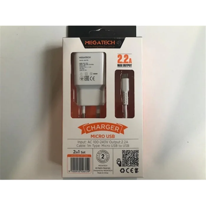 Megatech Eco 2100 Micro Şarj Aleti (CC01)