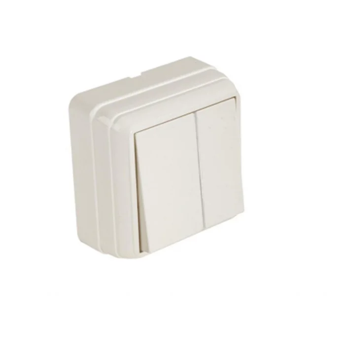 Mutlusan  Bron Sıva Üstü Komütatör Beyaz (2160 302 0201)