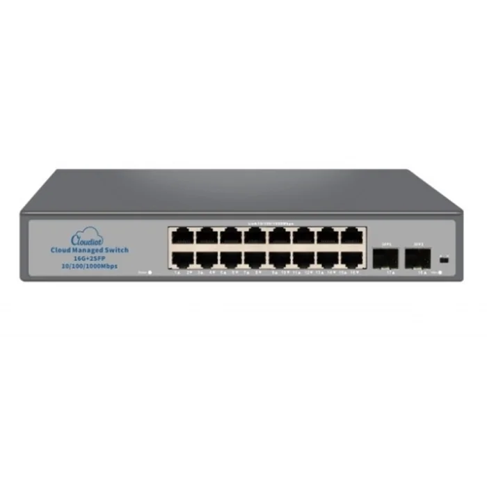 Nova NVC-HIS2116G2S 16 Port Full Giga Cloud Non Poe Ethernet Switch
