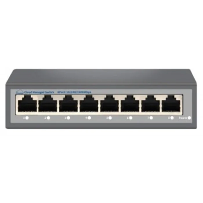 Nova NVC-HIS218G 8 Port Full Giga Cloud Non Poe Ethernet Switch