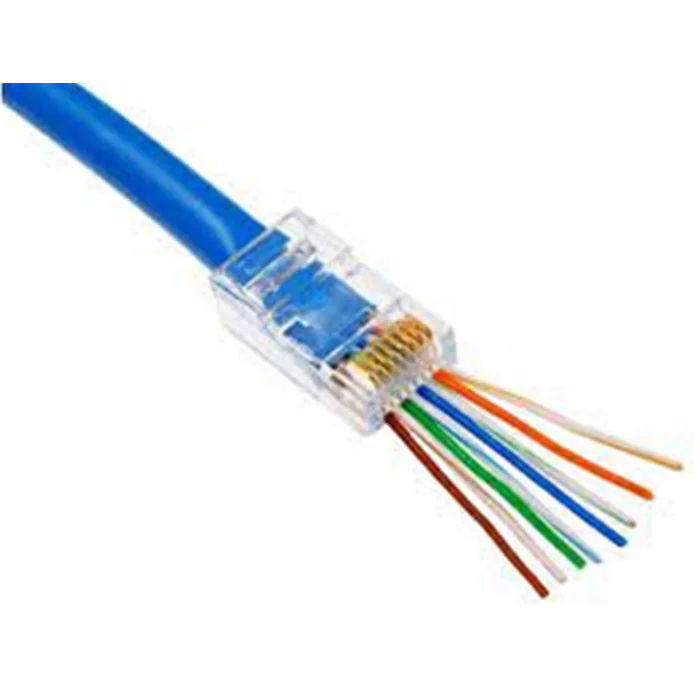 Nova RJ45 Cat6 Açık Uçlu 100lü Paket Konnektör Delikli