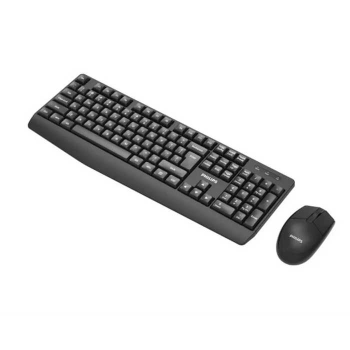 Philips SPT6337B Kablosuz Türkçe Q Klavye&Mouse Set Siyah