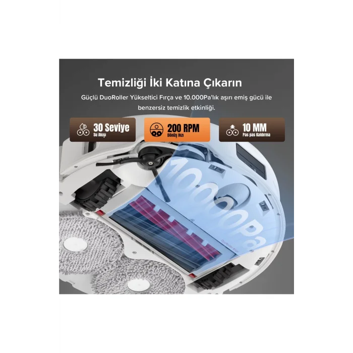 Roborock Qrevo Master Çöp İstasyonlu Akıllı Robot Süpürge