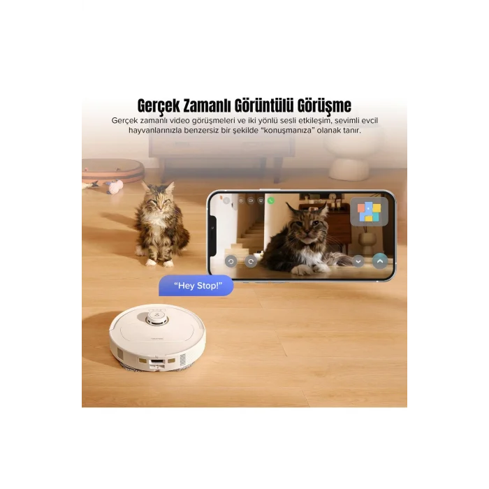 Roborock Qrevo MaxV Çöp İstasyonlu Akıllı Robot Süpürge