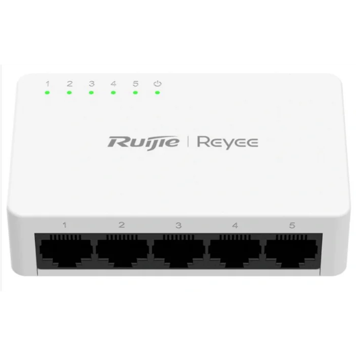 Ruijie Reyee RG-ES05F 5 Portlu, 10-100 Fast Ethernet Tak Çalıştır Switch Plastik Kasa
