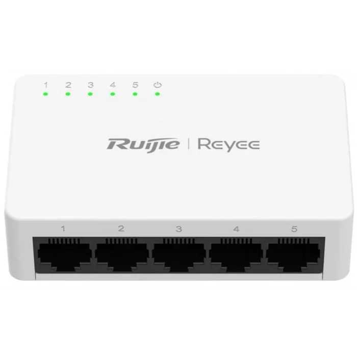 Ruijie Reyee RG-ES05G-L 5 Portlu 10-100-1000 Gigabit Tak Çal Tak Çalıştır Switch Plastik Kasa