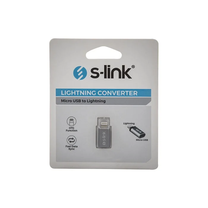S-link SL-TA10 MicroUSB 5pin F to Lightning M Çevirici