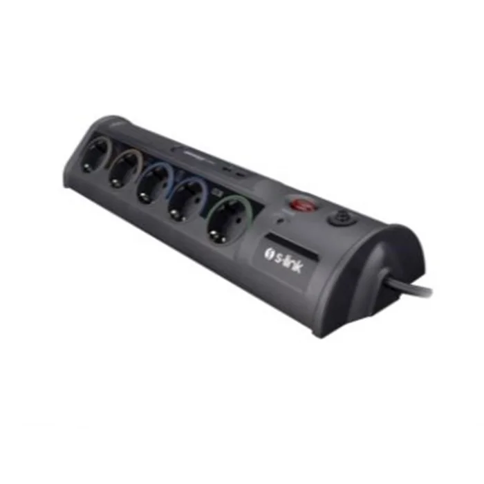 S-link SPG3-J-5 1.5m 306Joule 5Li Akım Kor.Siyah Priz