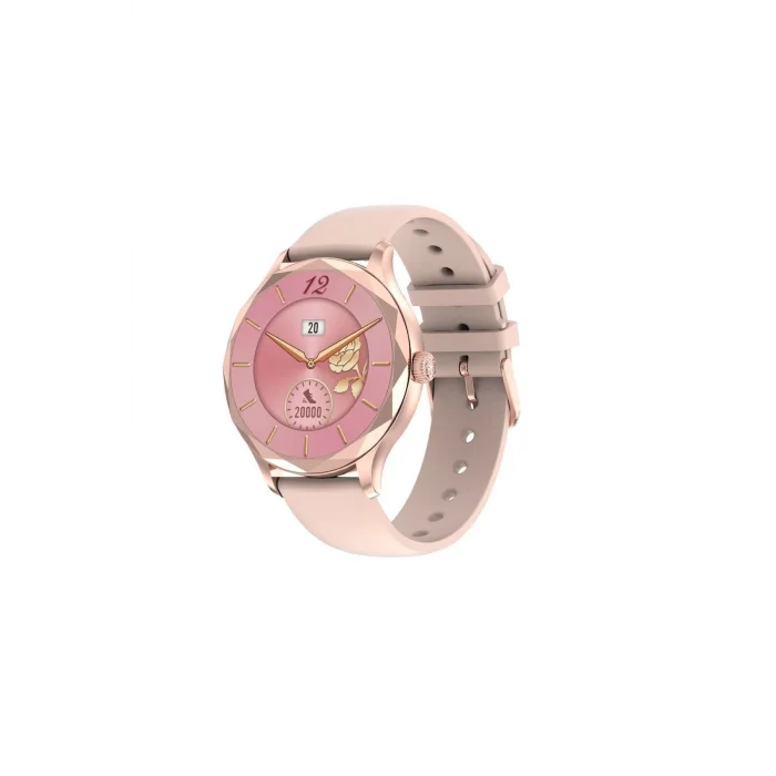 SWORD Qua Dimaond Akıllı Saat Kadın Rose Gold IP68 SW-QUA Diamond Altın