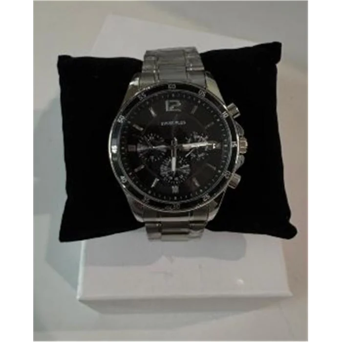 Swiss Plus Man Watch Basic Seri Model-10 ST3516AGS Lüx Black-Silver