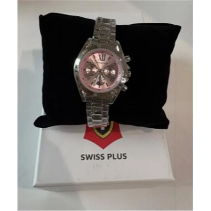 Swiss Plus Woman Watch Model-2 ST0730ABL Pink-Silver(Kol Saati)