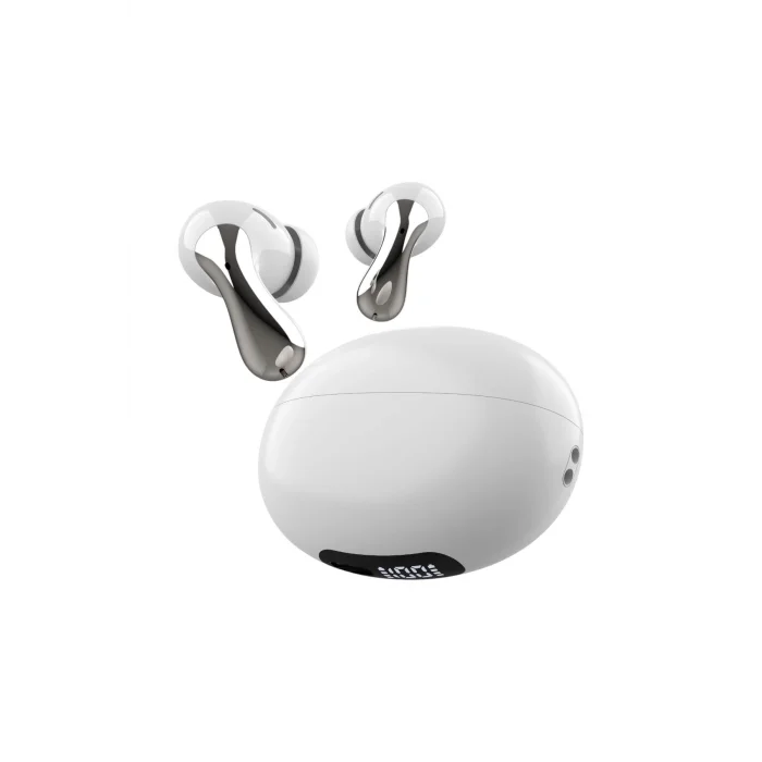 SWORD 2110PRO ANC Bluetooth 5.4 Kulaklık, Dijital Ekran, IPX4, Uzun Pil Ömrü, Bass, Android&Ios Beyaz SW-2110PRO