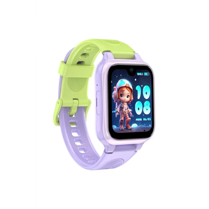 SWORD 4G Akıllı Çocuk Saati, İnce Tasarım, Yapay Zeka, AMOLED, IP68, Görüntülü, Sesli, Konum, Pembe SW-KIDS PRO