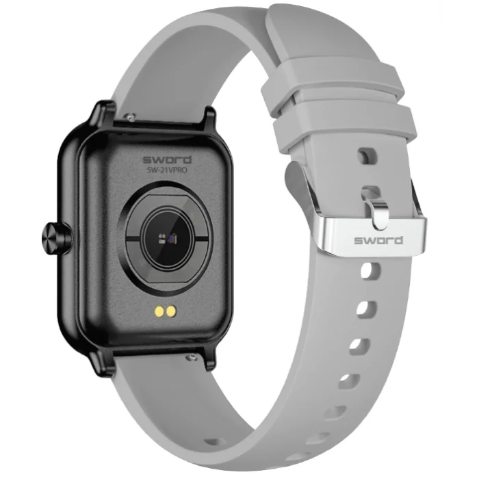 SWORD Career Akıllı Saat Bildirim,Kalp Atış,Uyku Takibi,Spor,Sağlık, iOS&Android Uyumlu 44mm IP67 Uzun Pil Ömrü Türkçe Menü SW-21V