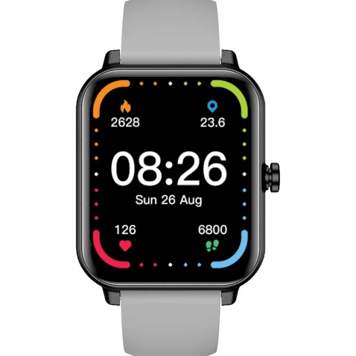 SWORD Career Akıllı Saat Bildirim,Kalp Atış,Uyku Takibi,Spor,Sağlık, iOS&Android Uyumlu 44mm IP67 Uzun Pil Ömrü Türkçe Menü SW-21V