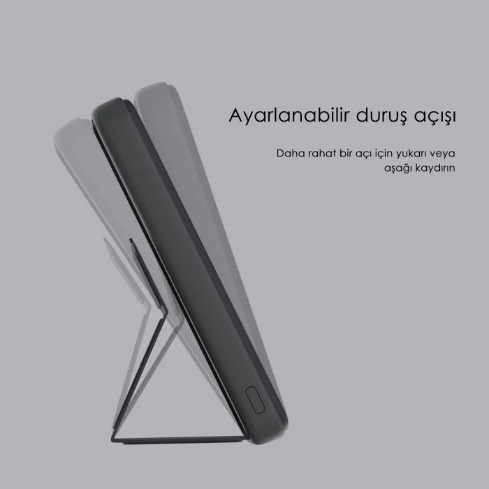 SWORD Magsafe Powerbank 7000mAh 20W Hızlı Şarj Standlı ve Taşınabilir iPhone ve Android Uyumlu Beyaz SW-MGSF7