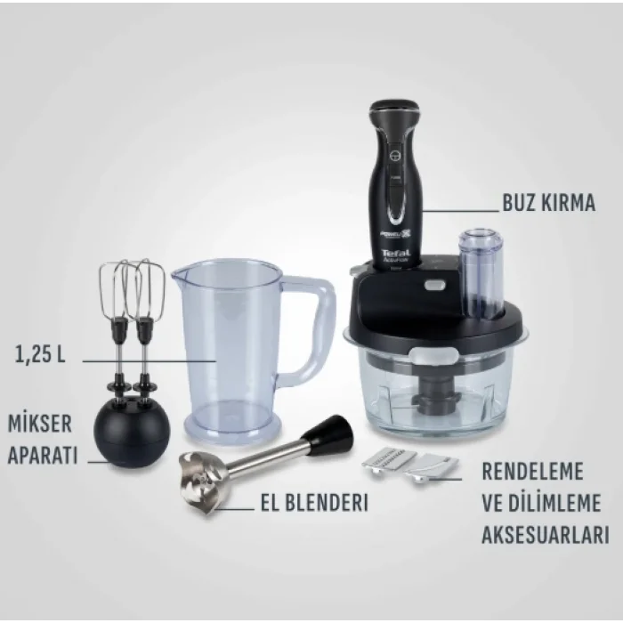 Tefal Powelix Activflow Expert 1500 W Blender Seti Siyah