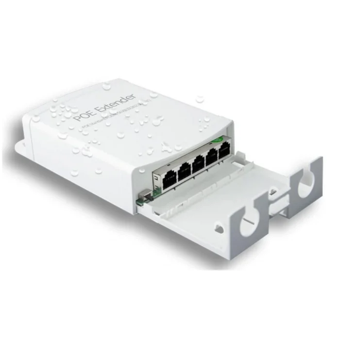 Teldata TLD-EXP Poe Extender 10-100-1000 1 İnput 4 Output 12W İç Ortam