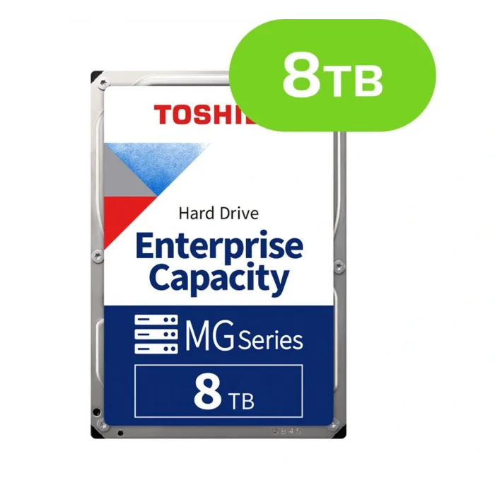 Toshiba 8TB MG10ADA800E 3.5 7200RPM 256Mb 7-24 Enterprice Güvenlik Diski