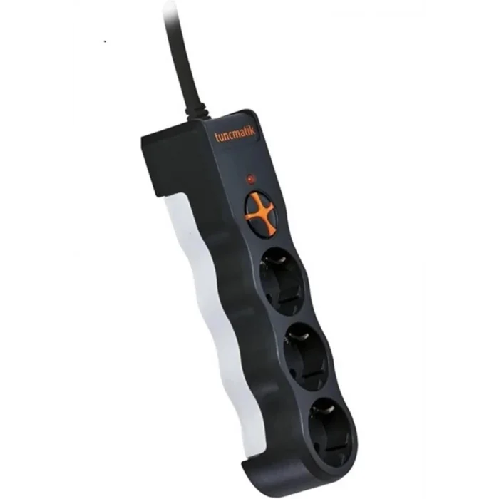 Tunçmatik TSK19009 3li Enerji Koruma Powersurge Beyaz 1050 JOULE