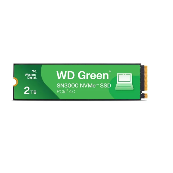 Wd 2TB Green SN3000 M.2 NVMe 5.000 MB-4.000 MB WDS200T4G0E Ssd Disk
