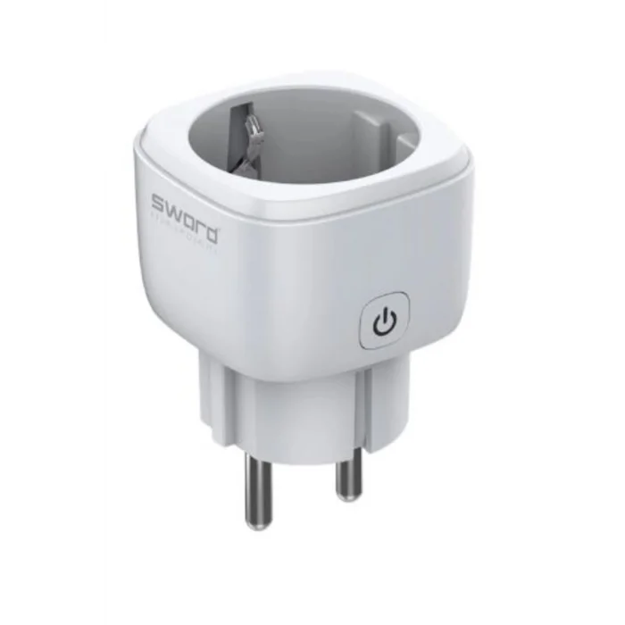 SWORD Wi-fi Akıllı Priz 15a – Uzaktan Kontrol, Zaman Ayarlı, Sesli Komut, Çoklu Koruma Sw-sp8010