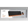 A4 Tech F1010 Q Usb Turuncu Fn-Mm Klv+Optik Mouse Set
