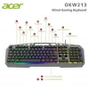 Acer OKW213 Gri RGB Rainbow Backlit Gaming Keyboard Rainbow (Kablo Uzunluğu 1,5mt)