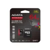 Adata 64 GB High Endurance microSDXC 4K U3 V30 A2 Hafıza Kartı