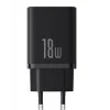 Baseus P10111405117-Z1  Cube Fast QC 3.0 18W USB-A Hızlı Şarj Aleti Cluster Black