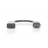 Digutus AK-340400-001-S DisplayPort (DP)  HDMI DP Erkek - HDMI Tip A Dişi, 0.15 metre, siyah