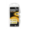 Duracell 10 Numara Düğme Kulaklık Pili İşitme Cihazı İçin 6lı Paket