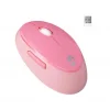 Everest ROUND KM-6282 Renkli Tuşlu Pembe Kablosuz Q Multimedia Klavye + Mouse Set