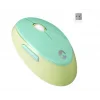 Everest ROUND KM-6282 Renkli Tuşlu Yeşil Kablosuz Q Multimedia Klavye + Mouse Set