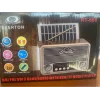 Everton Rt-660  Bluetooth Fm-Usb-Tf-Aux Şarjlı Nostaljik Radyo Solar (Güneş Panelli)