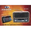 Everton Rt-672 Bluetooth Fm-Usb-Tf-Aux Şarjlı Solar Nostaljik Radyo