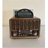 Everton RT-707 Bluetooth-USB-SD-FM Şarjlı  Nostaljik Radyo Solarlı Radyo