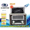 Everton Rt-711-Usb-Tf-Am-Fm-Sw-Tws-Usb Güneş Enerjili Nostaljik Radyo