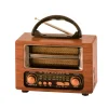 Everton Rt-651 -Usb-Tf-Am-Fm-Sw-Blue-Connect-Tws-Usb Şarj Nostaljik Radyo Alev Işıklı