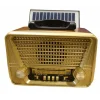 Everton Rt-836  Bluetooth Fm-Usb-Tf-Aux Solarlı Şarjlı Nostaljik Radyo