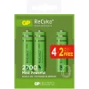 GP AA 2600 mAh Şarjlı Kalem Pil 4+2li Paket GP270AAHCE4-2