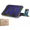Hadron Dcxa19 Notebook Soğutucu 9-Fan + Telefon Standı 14-18 RGB Siyah