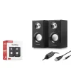 Hadron HD6052 Bilgisayar Speaker Usb 2.0 1.1 7.5-9.4-14.8CM Siyah