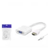Hadron Hdx2019 Hdmi To Vga F Çevirici 1080P + Audio Beyaz