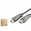 Hadron Hdx2059 50M  Fiber Hdmi Kablo 4K 60Hz  Siyah