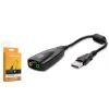 HADRON HDX5254 USB Harici Ses Kartı 7.1 Siyah
